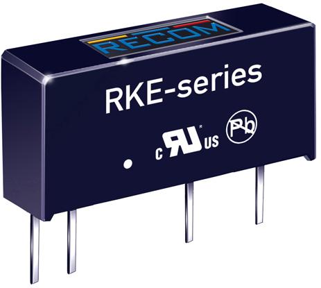 RECOM Power-RKE-0505S/H DC/DC-Wandler und Spannungsreglermodul Module DC-DC 5VIN 1-OUT 5V 0.2A 1W 4-Pin SIP Module Tube