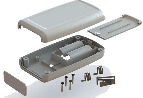 Serpac Electronic Enclosures-H45,AAA,BK Kästen, Gehäuse und Gestelle Plastic Electronic Enclosure