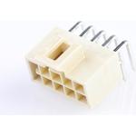 Conn Wire to Board HDR 10Power POS 2.5mm Solder RA Side Entry Thru-Hole Nano-Fit Tray