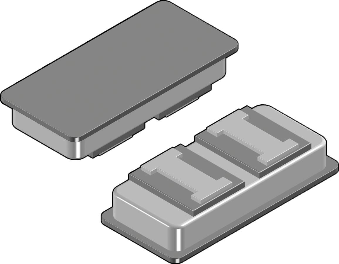 ECS Inc International-ECS-143-20-19A-TR Quarze Crystal 14.31818MHz ±30ppm (Tol) ±50ppm (Stability) 20pF FUND 50Ohm 2-Pin SMD T/R