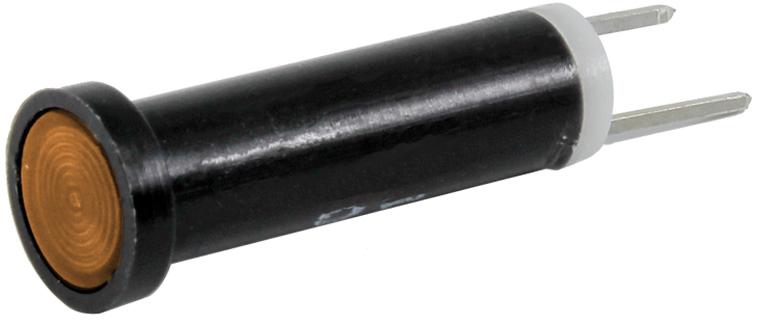 Visual Communications-44-NKA120-CA0 Panel Mount Indicators LED Panel Mount Indicator Uni-Color Amber 592nm 3600mcd 2-Pin