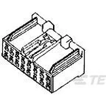 Conn Housing PL 16 POS 3.8mm Crimp ST Cable Mount Light Gray Bag
