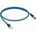 Cable Assembly Cord Set 5m 24AWG M12 Circular to RJ-45 4 to 8 POS M-M