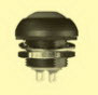 knitter-switch-DPW1CGY Switch Push Button Switch Push Button OFF Mom SPST Curved Round Button 0.4A 125VAC 50VDC Momentary Panel Mount Solder Lug