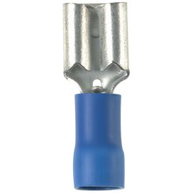 Panduit-DVF14-250-C 连接器端子 Quick Disconnect Terminal 14-16AWG Brass Blue F 20.6mm Tin Bottle
