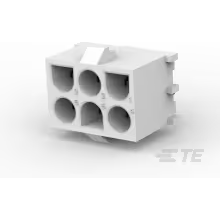 TE Connectivity-350732-1 Steckverbinderleisten und Leiterplattenbuchsen Conn Wire to Board HDR 6Power POS 6.35mm Solder ST Thru-Hole Bag