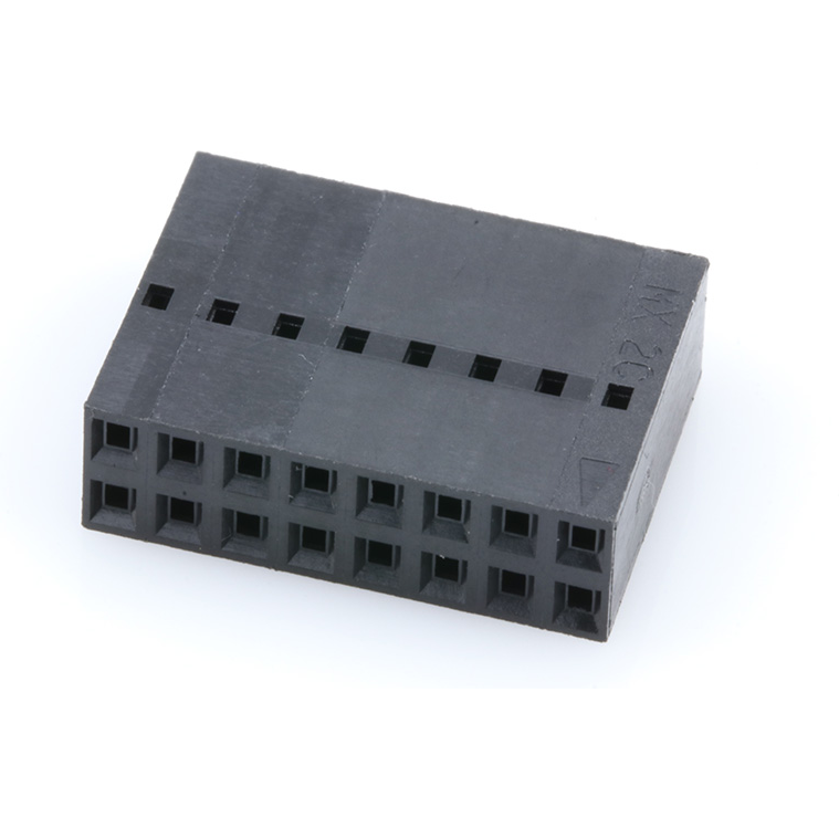 Molex-22552161 Connector Discrete Wire Housing Conn Housing F 16 POS 2.54mm Crimp ST Cable Mount Black SL™ Bag