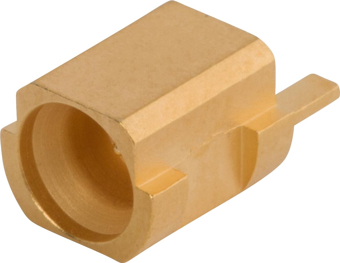 Amphenol SV Microwave-3211-60035 RF-Steckverbinder Conn SMPM 0Hz to 40GHz 50Ohm Solder ST Edge Mount M Gold Over Nickel Tray