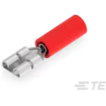 Quick Disconnect Terminal 18-22AWG Brass Red F 20.83mm Tin Tape