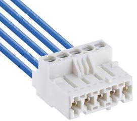 Lumberg-3611 03 K06M08P194 Steckverbinder, Klemmenblöcke Conn Terminal Block M 3 POS 5mm Screw RA Cable Mount 10A Box