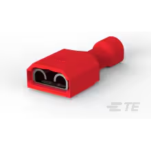 TE Connectivity-5-520183-2 连接器端子 Quick Disconnect Terminal 18-22AWG Brass Red F 21.71mm Tin Reel/Strip