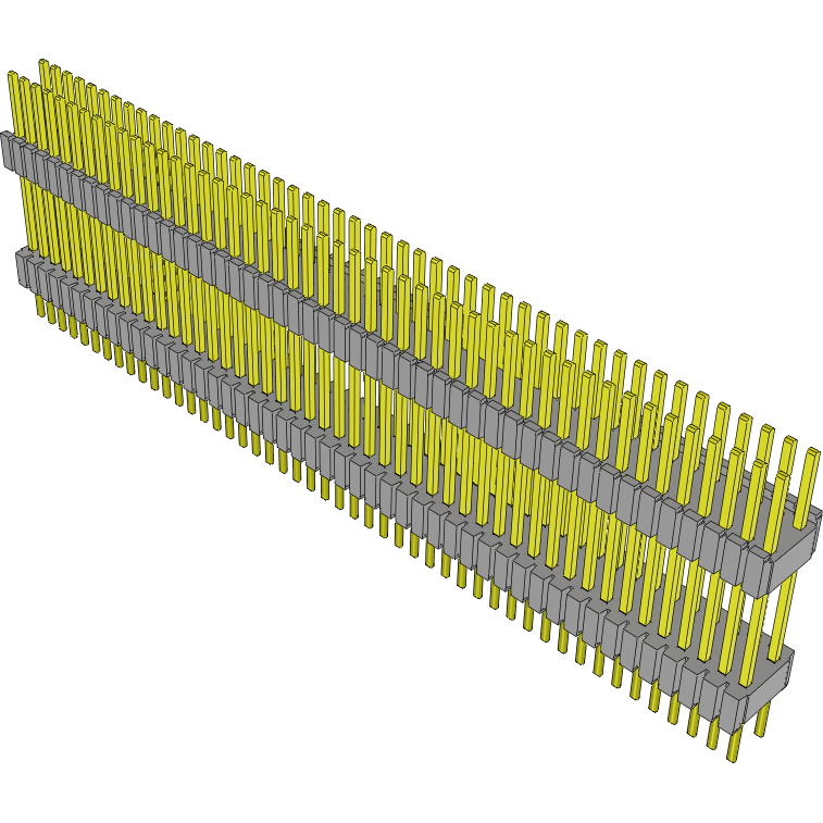 Samtec-DWM-48-59-G-D-470 Steckverbinderleisten und Leiterplattenbuchsen Conn Board Stacker HDR 96 POS 1.27mm Solder ST Thru-Hole Tube