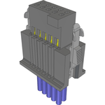Cable Assembly Discrete Wire 0.254m 28AWG Socket Strip 10 POS SKT Crimp TIGER EYE™ Layer