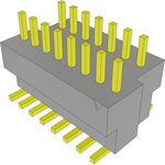 Conn Unshrouded Header HDR 15 POS 1mm Solder ST SMD TIGER CLAW™ Tube