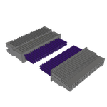 Cable Assembly Discrete Wire 0.203m 28AWG Terminal Strip to Socket Strip 40 to 40 POS F-M Crimp-Crimp TIGER EYE™ Layer