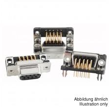 CONEC Elektronische Bauelemente GmbH-164A13089X Connector D-Subminiature Conn D-Sub SKT 9 POS 1.37mm Solder RA Thru-Hole 9 Terminal 1 Port