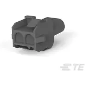 TE Connectivity-1-480699-8 Einzeladersteckverbinder, Gehäuse Conn Housing RCP 2 POS 6.35mm Crimp ST Panel Mount Gray Package