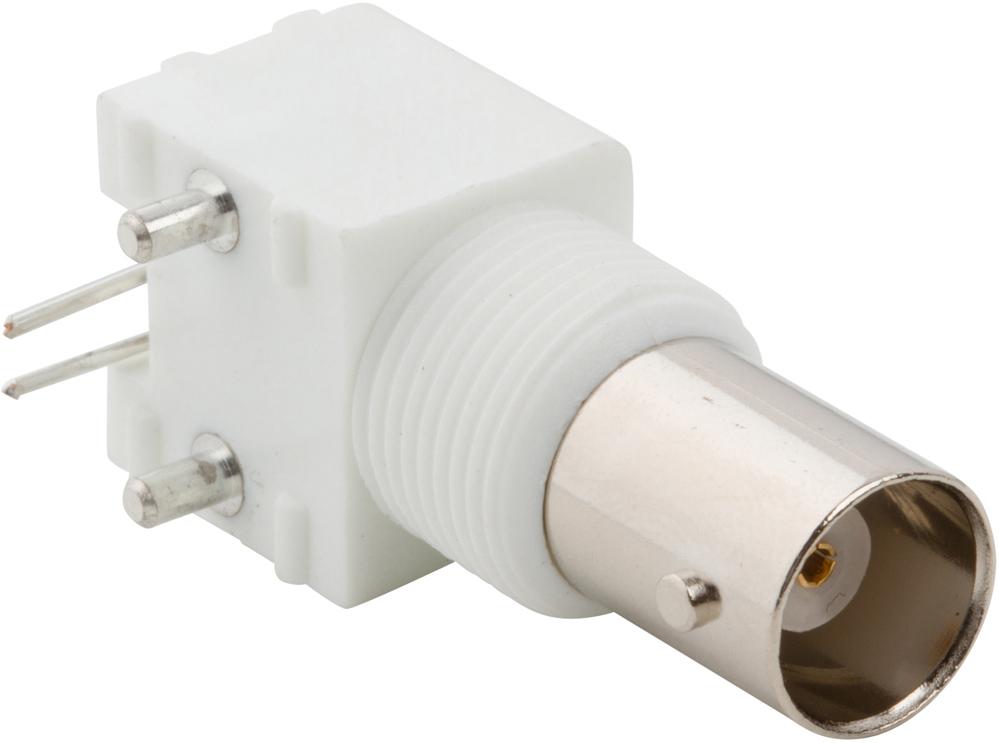 Amphenol RF-031-5486 RF-Steckverbinder Conn BNC 0Hz to 1GHz 50Ohm Solder RA Thru-Hole RCP Gold