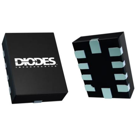 Diodes Incorporated-PI3CSW12ZUAEX Busschalter Multiplexer/Demultiplexer Bus Switch 1-Element 2-IN 10-Pin UQFN T/R