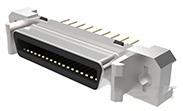 TE Connectivity-5175887-2 Steckverbinder, SCSI Conn SCSI RCP 20 POS 1.27mm Solder ST Thru-Hole 20 Terminal 1 Port Tube