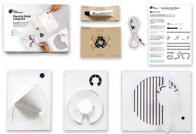 Bare Conductive-SKU-1107 Herramientas y kits de desarrollo Electric Paint Circuit Kit