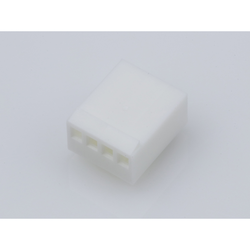 Molex-0022012047 Gaine de câblage de raccordement discret Conn Housing RCP 4 POS 2.54mm Crimp ST Cable Mount White KK 254 Bag