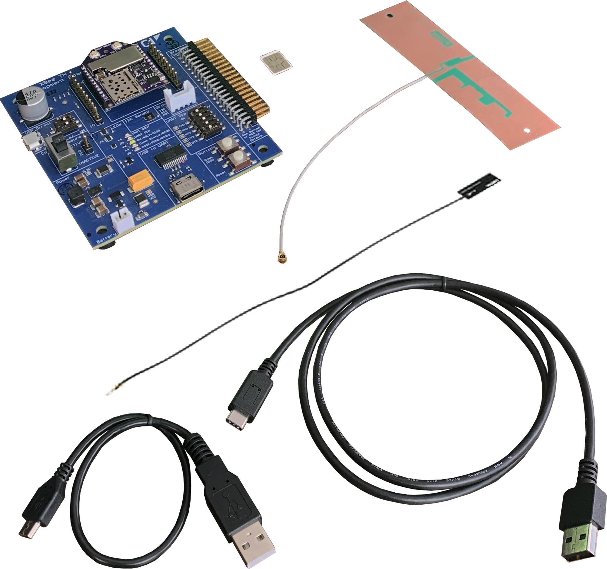 Digi International-XK3-C-A2-T-UB Kit e schede di sviluppo RF/Wireless XBee3 Cellular Module Development Kit