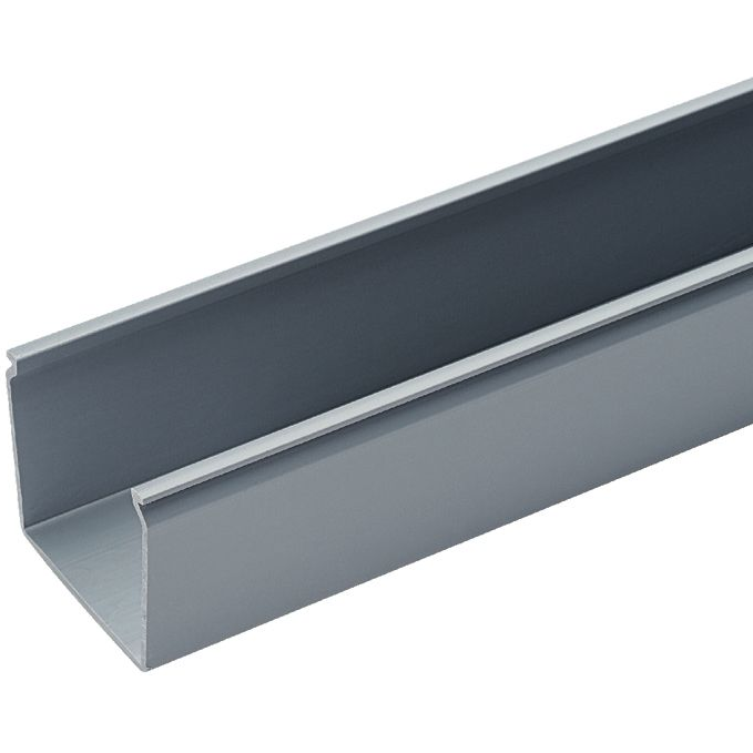 Panduit-FS1X1LG6NM Verdrahtungskanäle Wiring Ducts Solid Wall Rectangular Adhesive Polyvinyl Chloride Light Gray