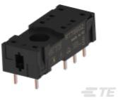 TE Connectivity-1860991-1 Relay Sockets Relay Sockets Polyamide PC Pin 250VAC Through Hole 2Pole