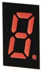 Stanley Electric-NAR131SH-F Pantallas LED segmentadas Displays Module 1DIGIT 8LED Red CA 10-Pin DIP Module Tray