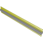 Conn Unshrouded Header HDR 46 POS 1.27mm Solder ST Top Entry Thru-Hole Tube