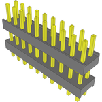 Conn Board Stacker HDR 20 POS 2.54mm Solder ST Top Entry Thru-Hole Bulk