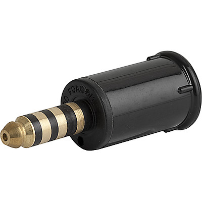 SCHURTER-4804.1400 Steckverbinder für Audio und Video Conn 7.5MM Audio Plug PL 4 POS Solder ST Cable Mount 4 Terminal 1 Port Box