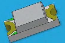 Everlight Electronics-EAST3215BA2 DEL LED Uni-Color Blue 468nm 2-Pin SMD T/R