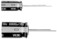 Nichicon-UVK1V221MPD1TA Kondensator, Aluminium Cap Aluminum Lytic 220uF 35V 20% (8 X 11.5mm) Radial 5mm 0.35A 2000h 85°C Ammo