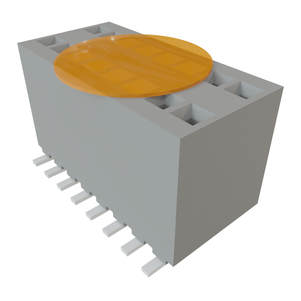 Samtec-RSM-108-02-L-D-K Connector Headers and PCB Receptacles Conn Socket Strip SKT 16 POS 1.27mm Solder ST SMD Tube