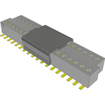 Conn Micro Socket Strip SKT 35 POS 1mm Solder ST SMD T/R