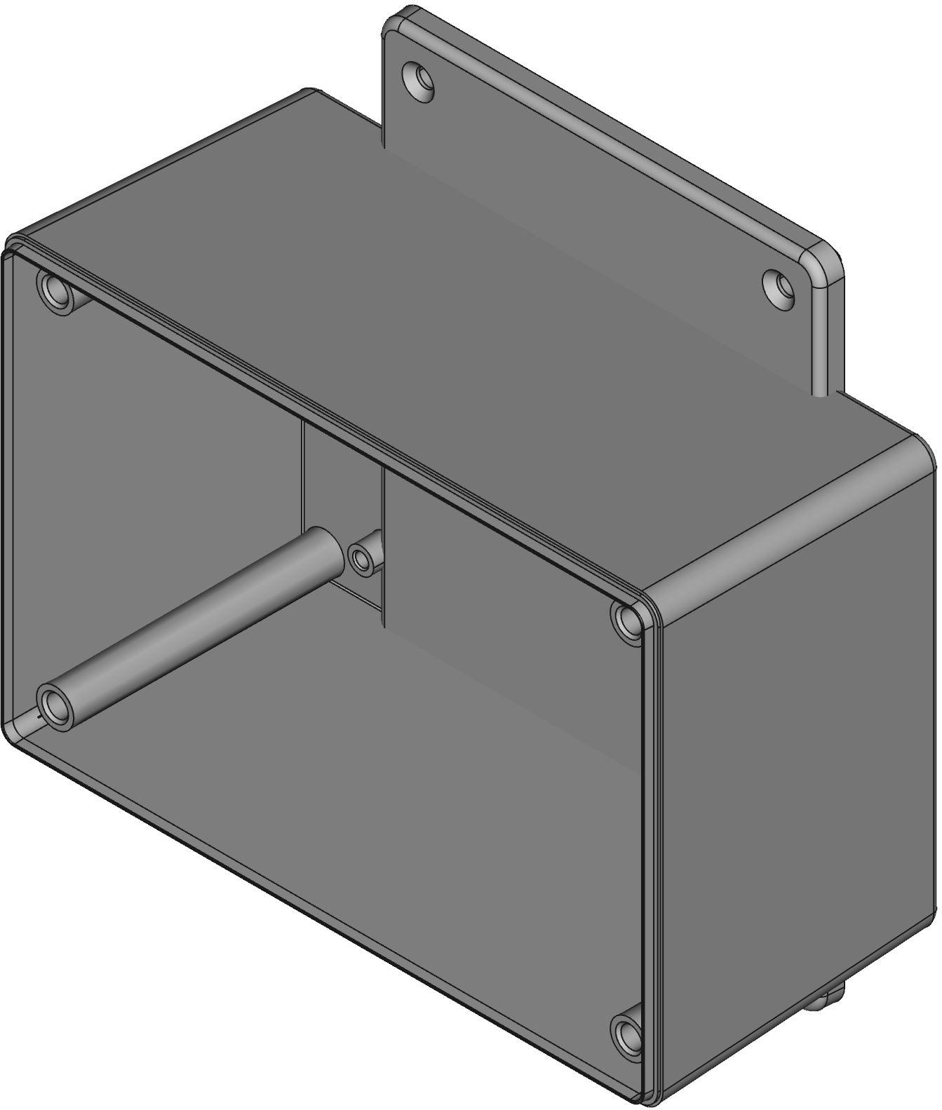 Hammond Manufacturing-1591XXTBK Kästen, Gehäuse und Gestelle Black Acrylonitrile Butadiene Styrene Wall Mount General Purpose Enclosure