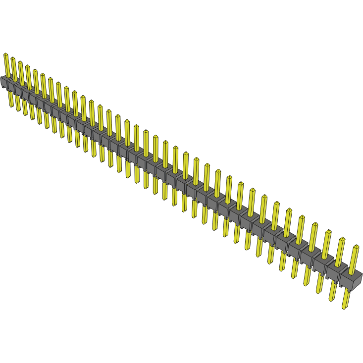 Samtec-TSW-136-08-T-S Steckverbinderleisten und Leiterplattenbuchsen Conn Unshrouded Header HDR 36 POS 2.54mm Solder ST Top Entry Thru-Hole Bulk