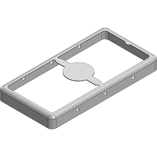 Masach Tech-MS385-10F null 38.5 x 19.5 x 3.8mm Two-piece Drawn-Seamless RF Shield/EMI Shield FRAME (CRS)
