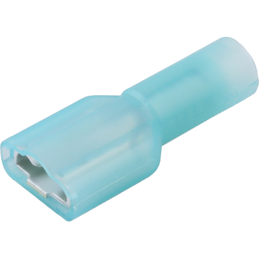 Molex-0190050009 连接器端子 Quick Disconnect Terminal 14-16AWG Brass Blue F 22.6mm Tin InsulKrimp™ T/R