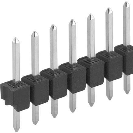 Fischer Elektronik-SL 1 053 04 G Steckverbinderleisten und Leiterplattenbuchsen Conn Unshrouded Header HDR 4 POS 2.54mm Solder ST Top Entry Thru-Hole