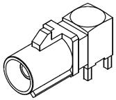 Molex-73403-5113 Connector RF Conn Coaxial 0Hz to 6GHz 50Ohm Solder RA Thru-Hole F Gold Tray