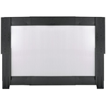 USRC- Adjustable End-of-Row Vertical Wall, Polycarbonate/Steel, White, 961mm Product Length, 80mm Product Depth, 660mm Product Height