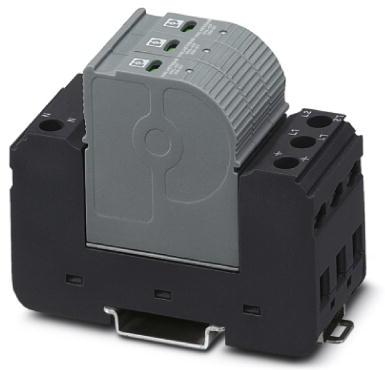 PHOENIX CONTACT-2859547 Überspannungsschutzkomponenten Surge Suppressors 50Hz/60Hz 20kA 240VAC/415VAC DIN Rail Plug-In