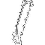 Connector Accessories Terminal Position Assurance Straight Glass Filled Nylon Blue