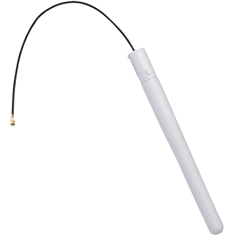 Molex-2143861001 | 2.4, 5 GHz Wi-Fi/Bluetooth External Antenna Antenne 2.4GHz / 5GHz Wi-Fi/Bluetooth Hinged External Antenna, with SMA Male Connector, White