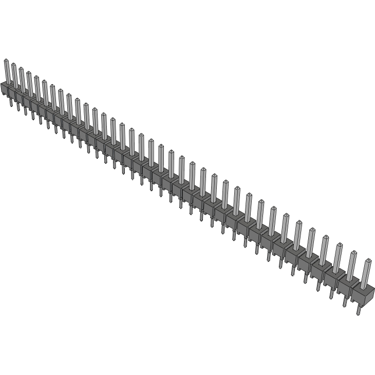 Samtec-HTSW-136-26-T-S Piastre connettori e prese PCB Conn Unshrouded Header HDR 36 POS 2.54mm Solder ST Top Entry Thru-Hole Bulk