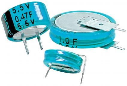 Illinois Capacitor-EDC104Z6R3C Elektrische Doppelschichtkondensatoren – Superkondensatoren Cap Supercap 0.1F 6.3V -20% to 80% (13.5 X 9.5mm) Radial Stacked Coin 5mm 120 Ohm 1000h 70°C