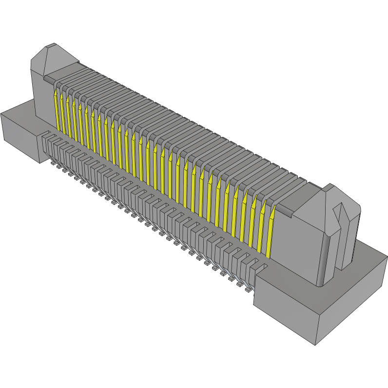 Samtec-ERM5-030-02.0-S-DV-TR Steckverbinderleisten und Leiterplattenbuchsen Conn High Speed Edge Rate Terminal Strip HDR 60 POS 0.5mm Solder ST Top Entry SMD T/R